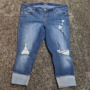 Torrid cropped jeans